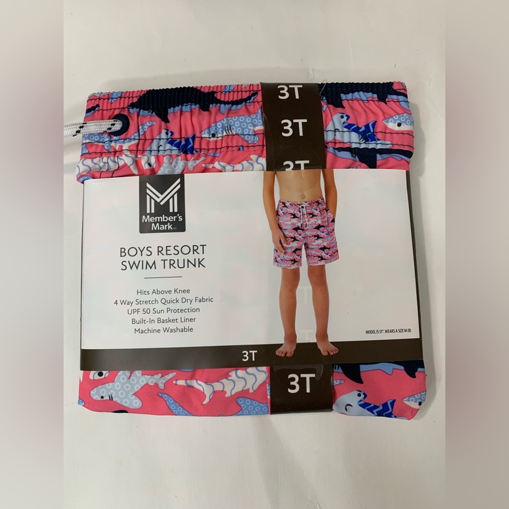 Members Mark Boys Swim Trunks Size 3T
